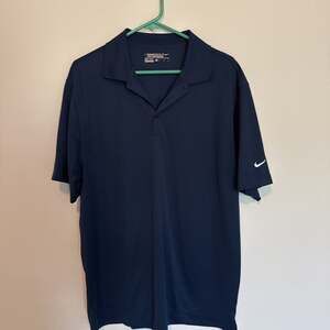 Nike Golf Dri-Fit Men's Navy Blue Polo Shirt
